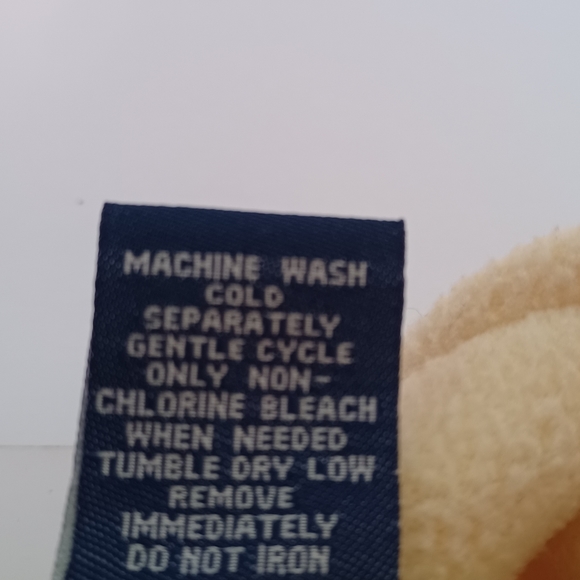 Women DUCK HEAD Yellow Fleece Vest  Size Large zip pockets Crew Neck - Picture 5 of 9